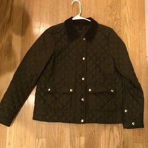 J CREW quilted jacket